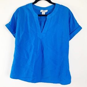 Vineyard Vines Short Sleeve V-Neck Linen T-Shirt 6